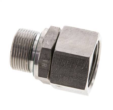 22L & M26x1,5 Edelstahl gerade drehbar mit Außengewinde 160 bar FKM O-Ring Dichtungskonus Einstellbar ISO 8434-1