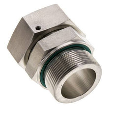 42L & M48x2 Edelstahl gerade drehend mit Außengewinde 160 bar FKM O-Ring Dichtungskonus Einstellbar ISO 8434-1