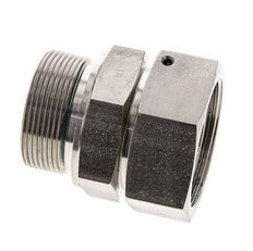 42L & M48x2 Edelstahl gerade drehend mit Außengewinde 160 bar FKM O-Ring Dichtungskonus Einstellbar ISO 8434-1