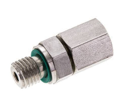 6S & M12x1,5 Edelstahl-Drehgelenk mit Außengewinde 630 bar FKM O-Ring-Dichtkonus Einstellbar ISO 8434-1