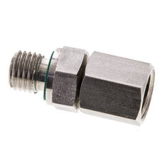 6S & M12x1,5 Edelstahl-Drehgelenk mit Außengewinde 630 bar FKM O-Ring-Dichtkonus Einstellbar ISO 8434-1