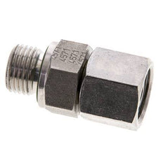 10S & M16x1,5 Edelstahl-Drehgelenk mit Außengewinde 630 bar FKM O-Ring-Dichtkonus Einstellbar ISO 8434-1