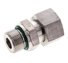 16S & M22x1,5 Edelstahl gerade drehend mit Außengewinde 400 bar FKM O-Ring Dichtungskonus Einstellbar ISO 8434-1