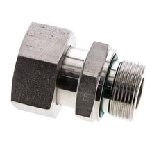 25S & M33x2 Edelstahl-Drehgelenk mit Außengewinde 400 bar FKM O-Ring-Dichtkonus Einstellbar ISO 8434-1