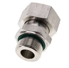 25S & M33x2 Edelstahl-Drehgelenk mit Außengewinde 400 bar FKM O-Ring-Dichtkonus Einstellbar ISO 8434-1