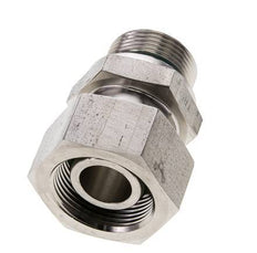 25S & M33x2 Edelstahl-Drehgelenk mit Außengewinde 400 bar FKM O-Ring-Dichtkonus Einstellbar ISO 8434-1