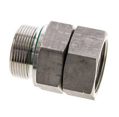 30S & M42x2 Edelstahl-Drehgelenk mit Außengewinde 400 bar FKM O-Ring-Dichtkonus Einstellbar ISO 8434-1