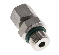 10L & G3/8'' Edelstahl-Drehgelenk gerade mit Außengewinde 315 bar FKM Einstellbar ISO 8434-1