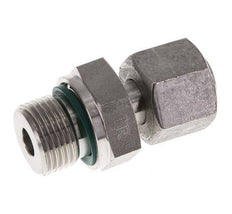 10L & G3/8'' Edelstahl-Drehgelenk gerade mit Außengewinde 315 bar FKM Einstellbar ISO 8434-1