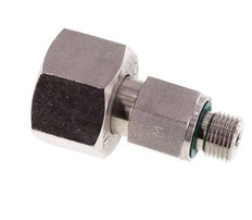 12L & G1/8'' Edelstahl Drehgelenk gerade mit Außengewinde 315 bar FKM Einstellbar ISO 8434-1