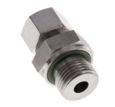 12L & G1/2'' Edelstahl-Drehgelenk gerade mit Außengewinde 315 bar FKM Einstellbar ISO 8434-1