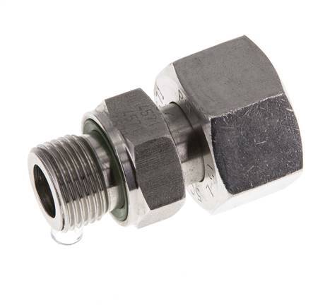 15L & G3/8'' Edelstahl, gerade drehbar mit Außengewinde 315 bar FKM Einstellbar ISO 8434-1