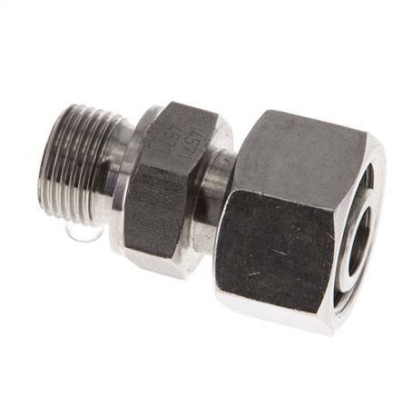 15L & G3/8'' Edelstahl, gerade drehbar mit Außengewinde 315 bar FKM Einstellbar ISO 8434-1