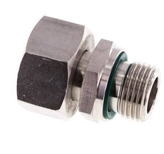 18L & G1/2'' Edelstahl, gerade drehbar mit Außengewinde 315 bar FKM Einstellbar ISO 8434-1