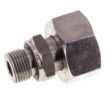 18L & G3/8'' Edelstahl, gerade drehbar mit Außengewinde 315 bar FKM Einstellbar ISO 8434-1