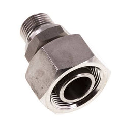 18L & G3/8'' Edelstahl, gerade drehbar mit Außengewinde 315 bar FKM Einstellbar ISO 8434-1