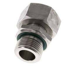 22L & G3/4'' Edelstahl gerade drehbar mit Außengewinde 160 bar FKM Einstellbar ISO 8434-1