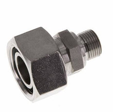 22L & G3/8'' Edelstahl gerade drehbar mit Außengewinde 160 bar FKM Einstellbar ISO 8434-1