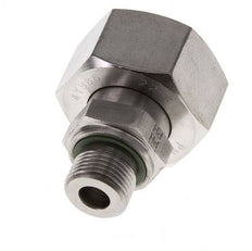 22L & G3/8'' Edelstahl gerade drehbar mit Außengewinde 160 bar FKM Einstellbar ISO 8434-1