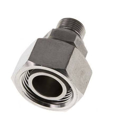 22L & G3/8'' Edelstahl gerade drehbar mit Außengewinde 160 bar FKM Einstellbar ISO 8434-1