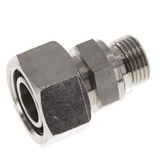 22L & G1/2'' Edelstahl, gerade drehbar mit Außengewinde 160 bar FKM Einstellbar ISO 8434-1