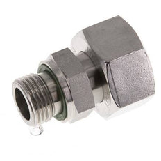 22L & G1/2'' Edelstahl, gerade drehbar mit Außengewinde 160 bar FKM Einstellbar ISO 8434-1
