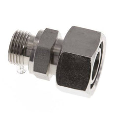 22L & G1/2'' Edelstahl, gerade drehbar mit Außengewinde 160 bar FKM Einstellbar ISO 8434-1