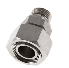 22L & G1/2'' Edelstahl, gerade drehbar mit Außengewinde 160 bar FKM Einstellbar ISO 8434-1