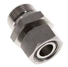 22L & G1'' Gerader Drehverschluss aus Edelstahl mit Außengewinde 160 bar FKM Einstellbar ISO 8434-1