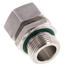 28L & G1'' Gerader Drehverschluss aus Edelstahl mit Außengewinde 160 bar FKM Einstellbar ISO 8434-1