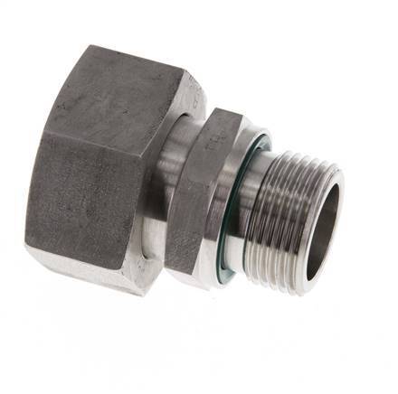 28L & G3/4'' Edelstahl gerade drehbar mit Außengewinde 160 bar FKM Einstellbar ISO 8434-1