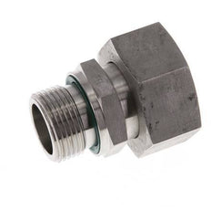 28L & G3/4'' Edelstahl gerade drehbar mit Außengewinde 160 bar FKM Einstellbar ISO 8434-1