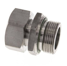 35L & G1-1/4'' Edelstahl-Drehgelenk gerade mit Außengewinde 160 bar FKM Einstellbar ISO 8434-1