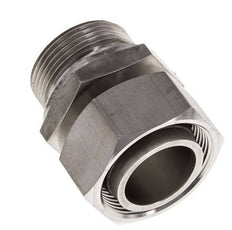 35L & G1-1/4'' Edelstahl-Drehgelenk gerade mit Außengewinde 160 bar FKM Einstellbar ISO 8434-1