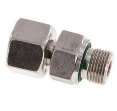 12S & G3/8'' Edelstahl-Drehgelenk gerade mit Außengewinde 630 bar FKM Einstellbar ISO 8434-1