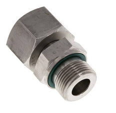 20S & G3/4'' Edelstahl-Drehgelenk gerade mit Außengewinde 400 bar FKM Einstellbar ISO 8434-1