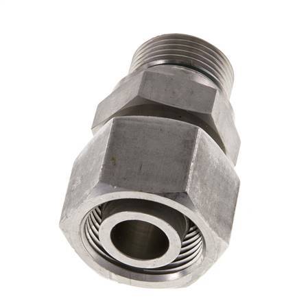 20S & G3/4'' Edelstahl-Drehgelenk gerade mit Außengewinde 400 bar FKM Einstellbar ISO 8434-1