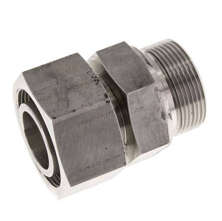 38S & G1-1/2'' Edelstahl-Drehgelenk gerade mit Außengewinde 315 bar FKM Einstellbar ISO 8434-1