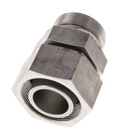 38S & G1-1/2'' Edelstahl-Drehgelenk gerade mit Außengewinde 315 bar FKM Einstellbar ISO 8434-1