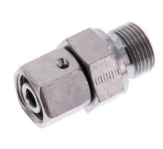 10L & G3/8'' Verzinkter Stahl Gerades Drehgelenk mit Außengewinde 315 bar NBR O-Ring Dichtungskonus Einstellbar ISO 8434-1