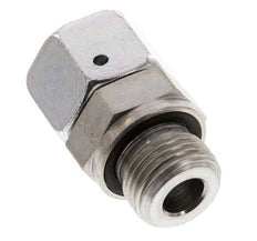 15L & G1/2'' Verzinkter Stahl Gerades Drehgelenk mit Außengewinde 315 bar NBR O-Ring Dichtungskonus Einstellbar ISO 8434-1