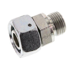 18L & G1/2'' Verzinkter Stahl Gerades Drehgelenk mit Außengewinde 315 bar NBR O-Ring Dichtungskonus Einstellbar ISO 8434-1