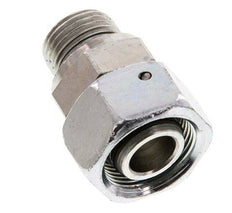 18L & G1/2'' Verzinkter Stahl Gerades Drehgelenk mit Außengewinde 315 bar NBR O-Ring Dichtungskonus Einstellbar ISO 8434-1