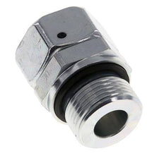 18L & G3/4'' Verzinkter Stahl Gerades Drehgelenk mit Außengewinde 315 bar NBR O-Ring Dichtungskonus Einstellbar ISO 8434-1