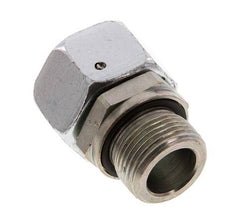 22L & G3/4'' Verzinkter Stahl Gerades Drehgelenk mit Außengewinde 160 bar NBR O-Ring Dichtungskonus Einstellbar ISO 8434-1