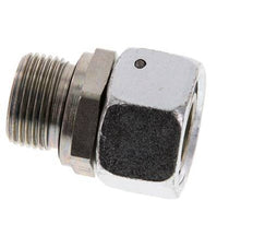 22L & G3/4'' Verzinkter Stahl Gerades Drehgelenk mit Außengewinde 160 bar NBR O-Ring Dichtungskonus Einstellbar ISO 8434-1
