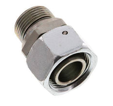 22L & G3/4'' Verzinkter Stahl Gerades Drehgelenk mit Außengewinde 160 bar NBR O-Ring Dichtungskonus Einstellbar ISO 8434-1