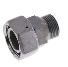 28L & G3/4'' Verzinkter Stahl Gerades Drehgelenk mit Außengewinde 160 bar NBR O-Ring Dichtungskonus Einstellbar ISO 8434-1