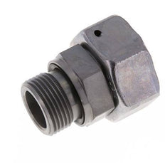 28L & G3/4'' Verzinkter Stahl Gerades Drehgelenk mit Außengewinde 160 bar NBR O-Ring Dichtungskonus Einstellbar ISO 8434-1