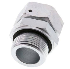 35L & G1-1/4'' Verzinkter Stahl Gerades Drehgelenk mit Außengewinde 160 bar NBR O-Ring Dichtungskonus Einstellbar ISO 8434-1